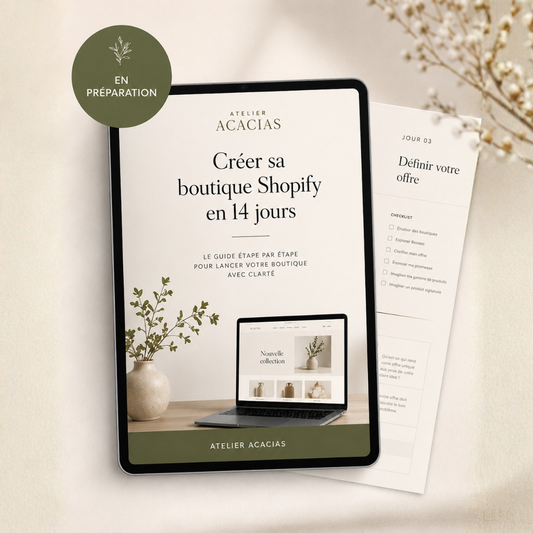 Créer sa boutique Shopify en 14 jours